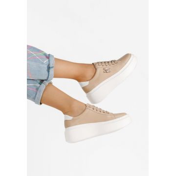 Sneakers cu platformă Caliana kaki