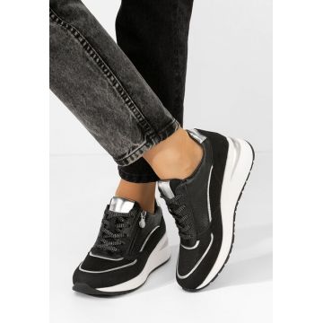 Sneakers cu platforma Corey negri