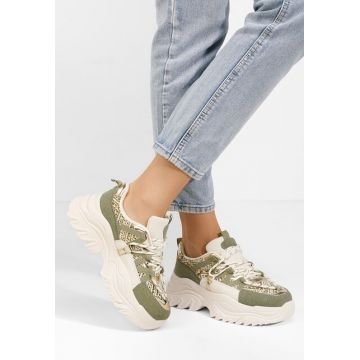 Sneakers cu platforma Dierdra verzi