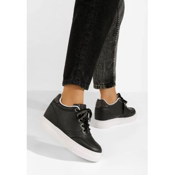 Sneakers cu platforma Grivina negri