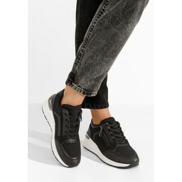 Sneakers cu platforma Henia negri