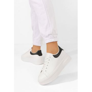 Sneakers cu platformă Kabani albi