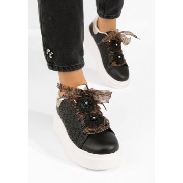 Sneakers cu platformă Lera negri
