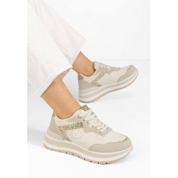 Sneakers cu platformă Nohemi bej
