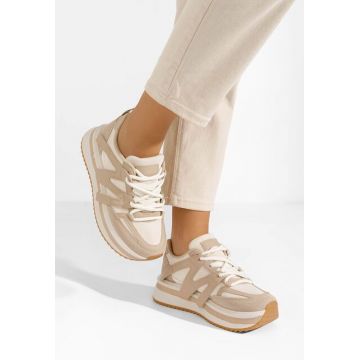 Sneakers cu platformă Pannyssa kaki