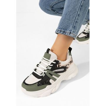 Sneakers cu platforma Royena V2 multicolori