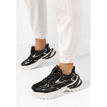 Sneakers cu platforma Sharron negri