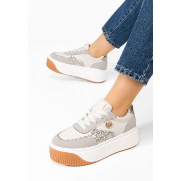 Sneakers cu platforma Verlene bej