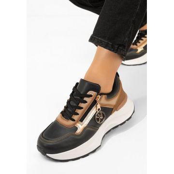 Sneakers cu platformă Viktoria negri