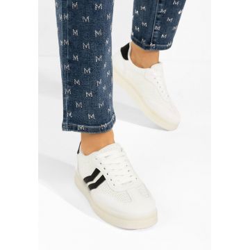 Sneakers dama Amylana albi