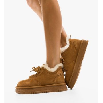 Sneakers dama Caberme Camel