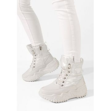 Sneakers dama de iarna Nalonia bej