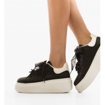 Sneakers dama Diflor Negri