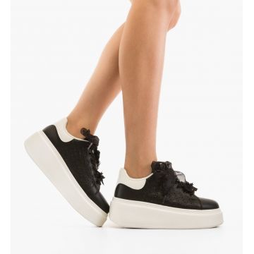 Sneakers dama Diflor Negri