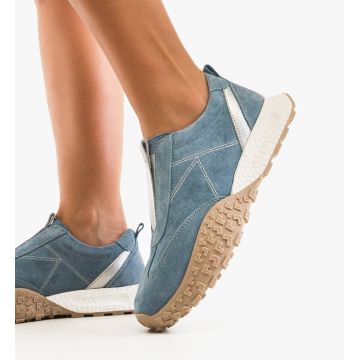 Sneakers dama Florena Albastri