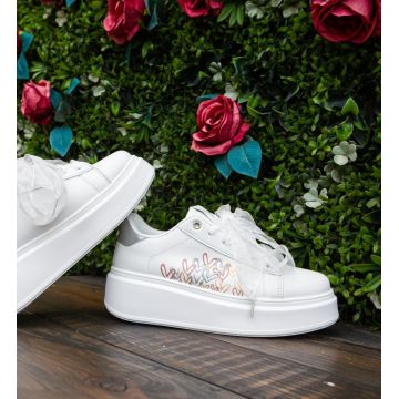 Sneakers dama Ilius Argintii