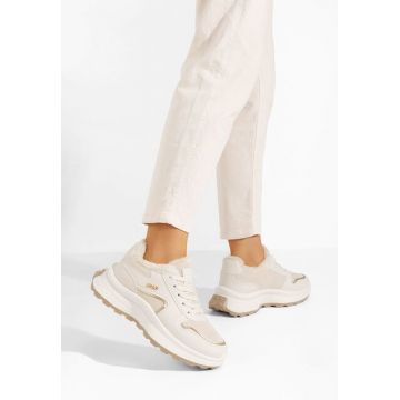 Sneakers dama imblaniti Azaira bej