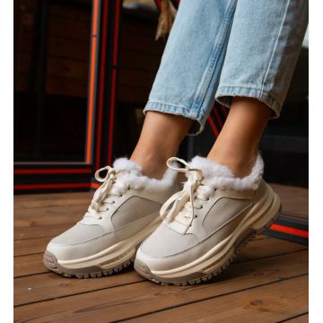 Sneakers dama Jahe Bej