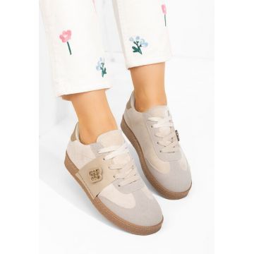 Sneakers dama Kathea bej