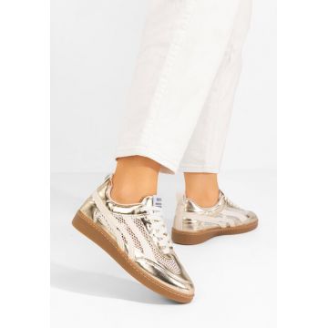 Sneakers dama Leonarda aurii