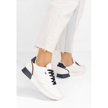 Sneakers dama Linny albi