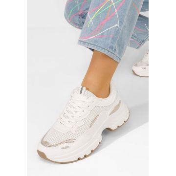Sneakers dama Marylin albi