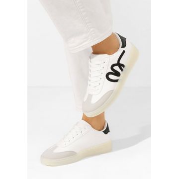 Sneakers dama Melise albi