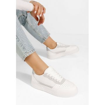 Sneakers dama Merlyna albi