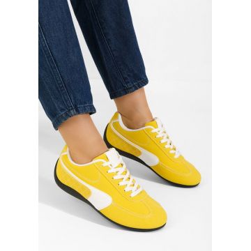 Sneakers dama Midysa galbeni