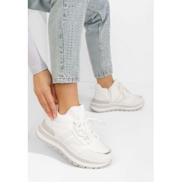 Sneakers dama Mindi albi