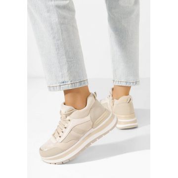 Sneakers dama Mindi bej