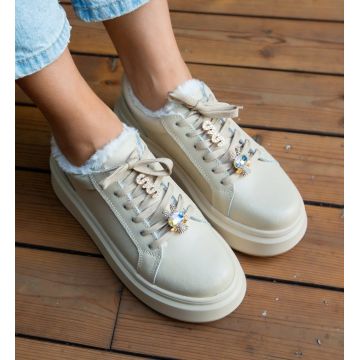 Sneakers dama Neraro Bej