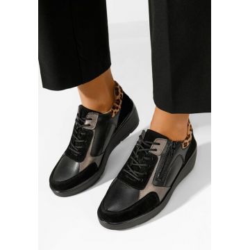 Sneakers dama piele Imari negri