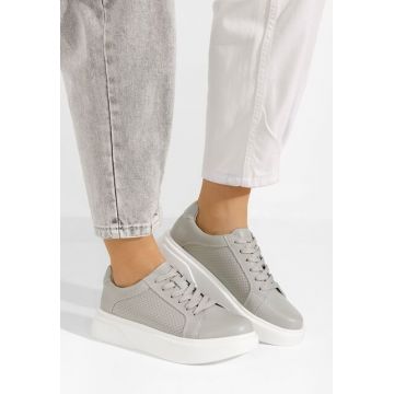 Sneakers dama piele Jenina gri