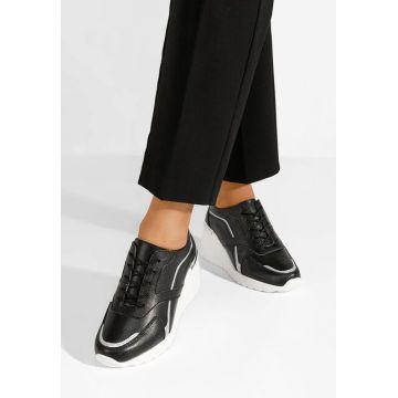 Sneakers dama piele Nayra negri