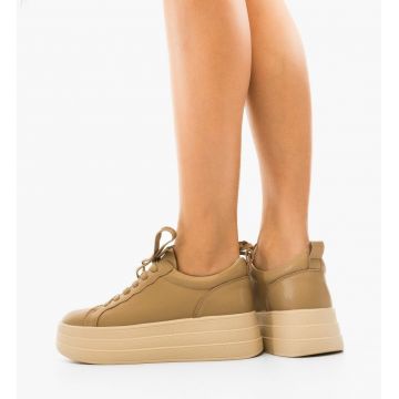 Sneakers dama Praka Bej
