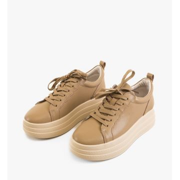 Sneakers dama Praka Bej