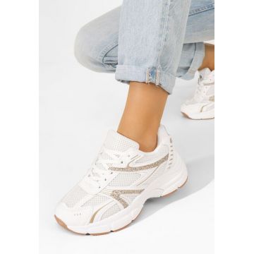 Sneakers dama Quiana albi