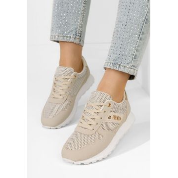 Sneakers dama Satina bej