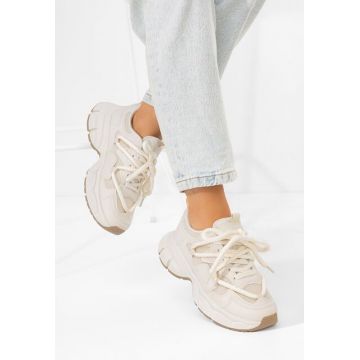 Sneakers dama Savoria bej