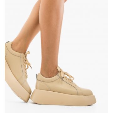 Sneakers dama Silona Bej