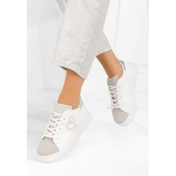 Sneakers dama Tomeka albi