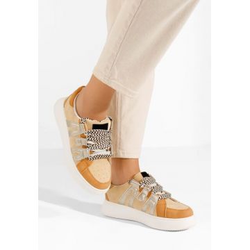 Sneakers dama Tommy kaki
