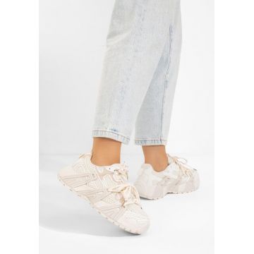 Sneakers dama Viralisa bej