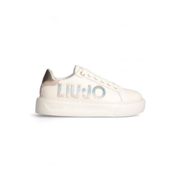 Pantofi sport de piele cu paiete Kylie