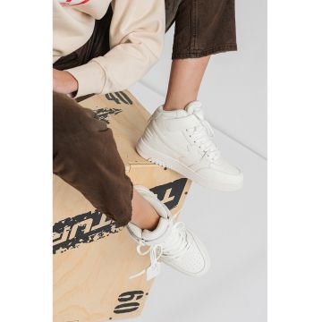 Pantofi sport mid-high de piele