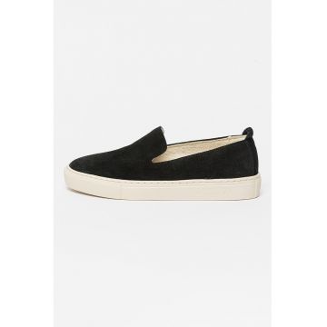 Pantofi sport slip-on de piele intoarsa