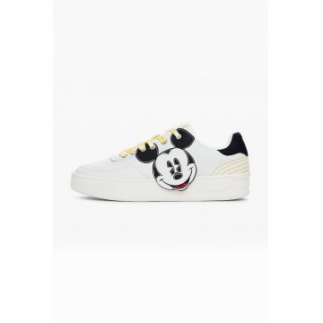 Pantofi sport de piele ecologica cu imprimeu cu desene