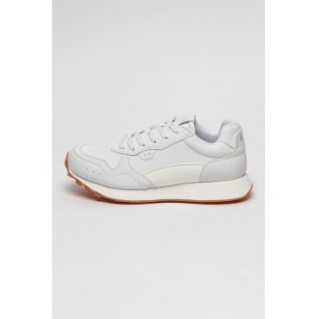 Pantofi sport low-cut cu segmente din material sintetic