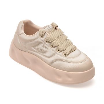 Pantofi sport GRYXX nude, 2297, din piele ecologica